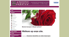 Desktop Screenshot of bloemenhuis-adrienne.com